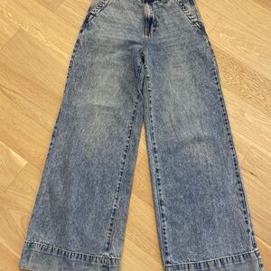 Habitual Wide Leg Acid Washed Jeans Size 27